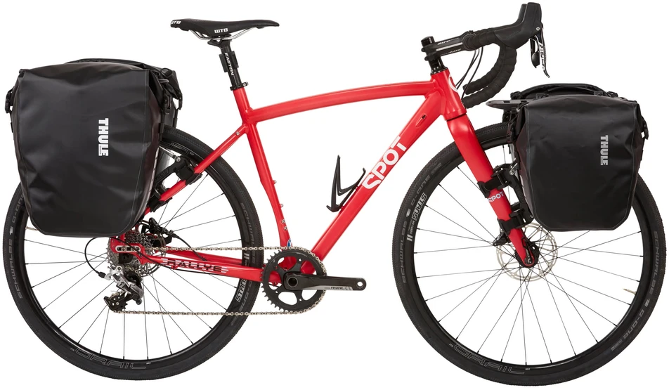 Kelioninis Thule Shield Pannier 13 l dviračio krepšiai, 2 vnt., geltoni