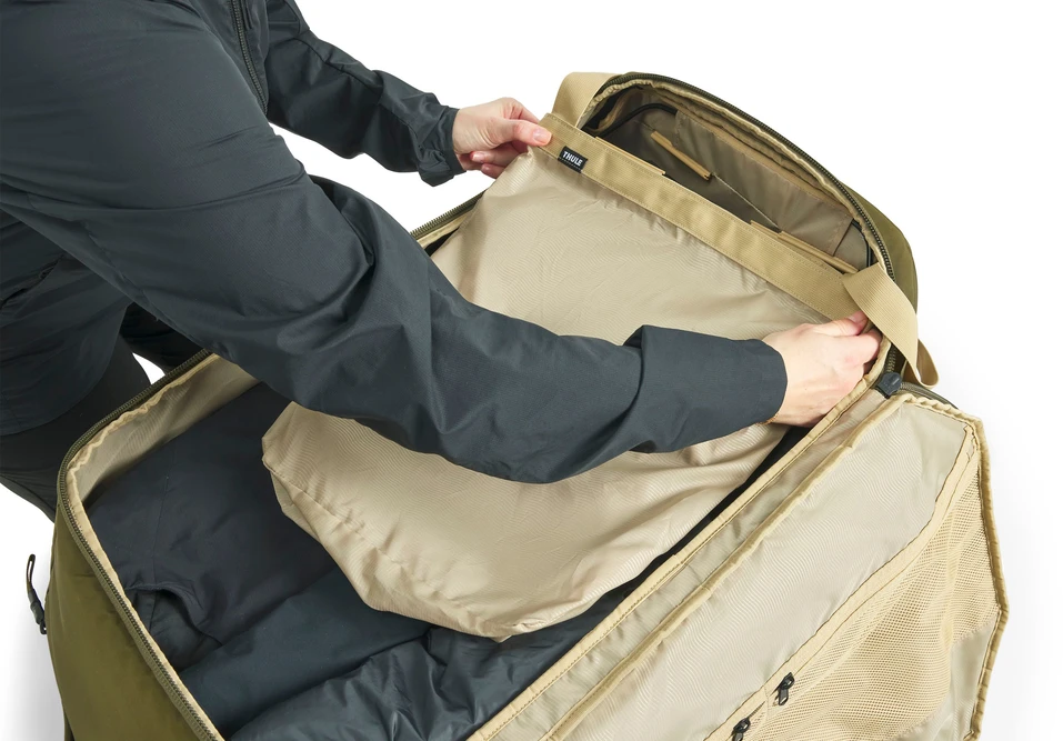 Kelioninis Thule 5612 EnRoute Check-In Wheeled Duffel Natural Žalias