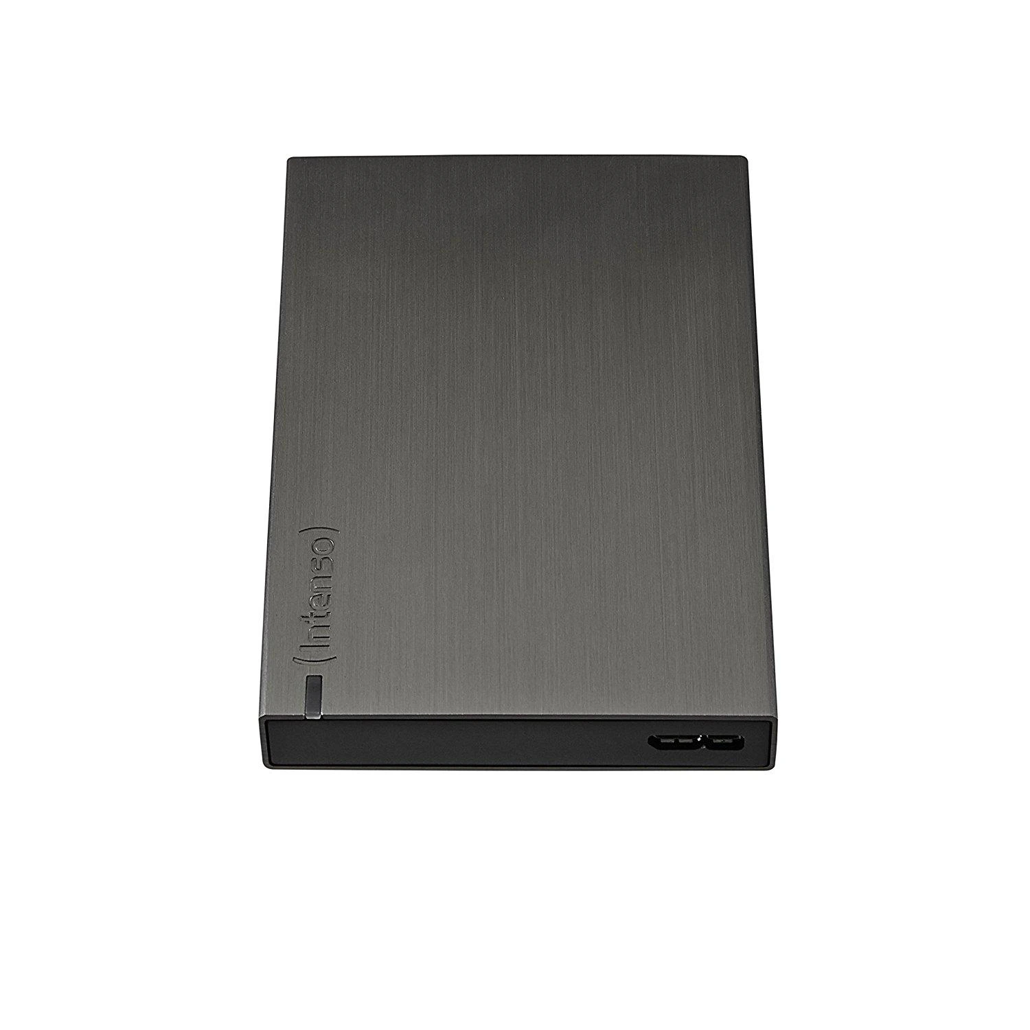 „Intenso“ atminties plokštė 1 TB, išorinis kietasis diskas - antracito spalvos, „Micro-USB-B 3.2 Gen 1“ (5 Gbit/s)