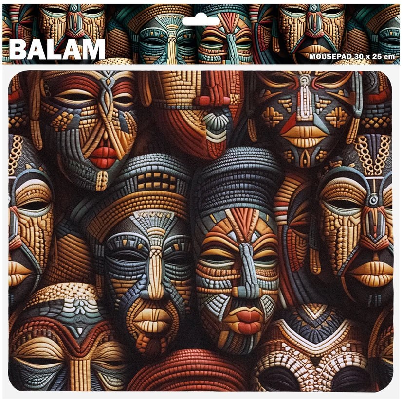 Kilimėlis Sbox BALAM M MP-04 300x250mm, Juodas With Print
