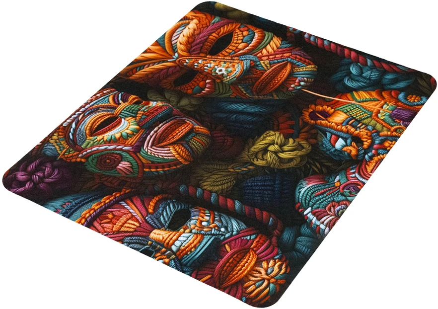 Kilimėlis Sbox VIRACOCHA M MP-07 300x250mm, Juodas With Print
