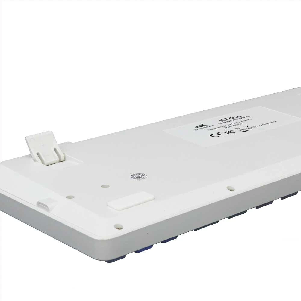 Baracuda membraninė žaidimų klaviatūra KRILL, US išdėstymas, baltos spalvos (BGK-01114)