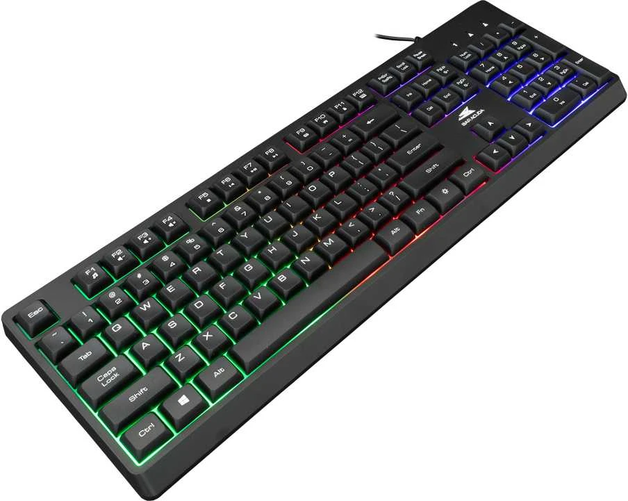 Baracuda gaming membraninė Klaviatūra STARFISH, US išdėstymas, Juodas (BGK-02114)