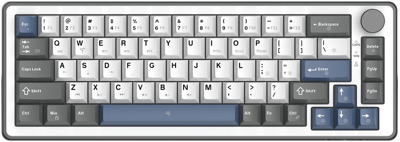 Klaviatūra White shark Baltas Shark Baltas Shark EXCALIBUR M GK-009251 Baltas US
