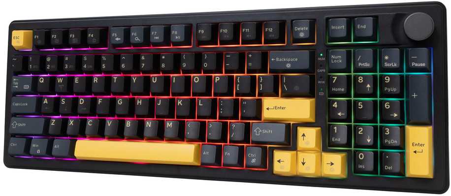White Shark Klaviatūra žaidimams Baltas Shark Excalibur juoda KTT Wine Raudona RGB Hot-Swap