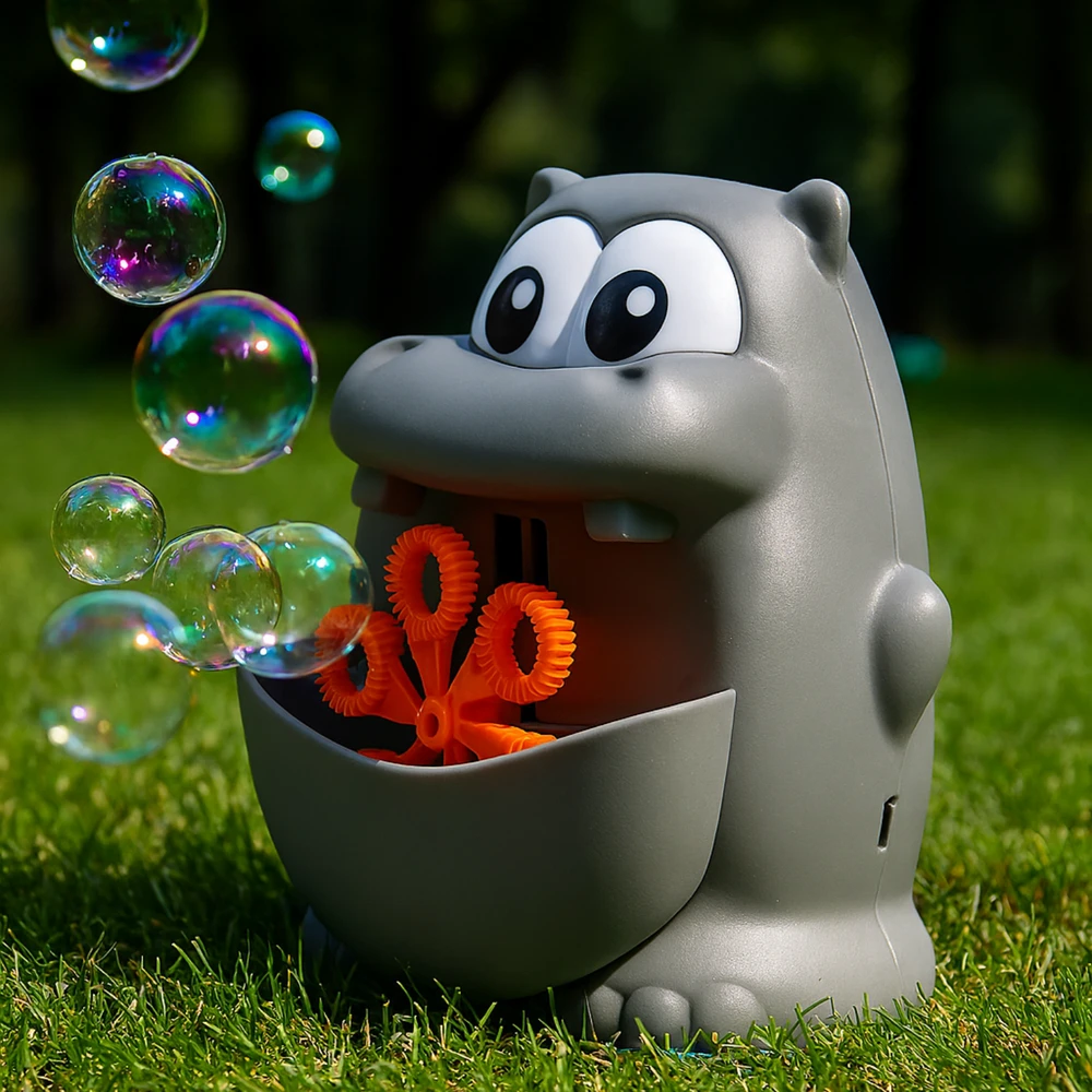 „Koala Games G2495“ varlių ir hipopotamų burbulų mašina (atsitiktinė spalva)