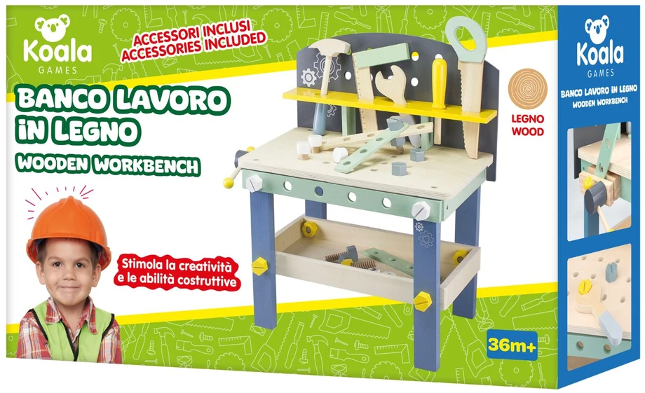 Koala Games G2595 medinis darbastalis su priedais