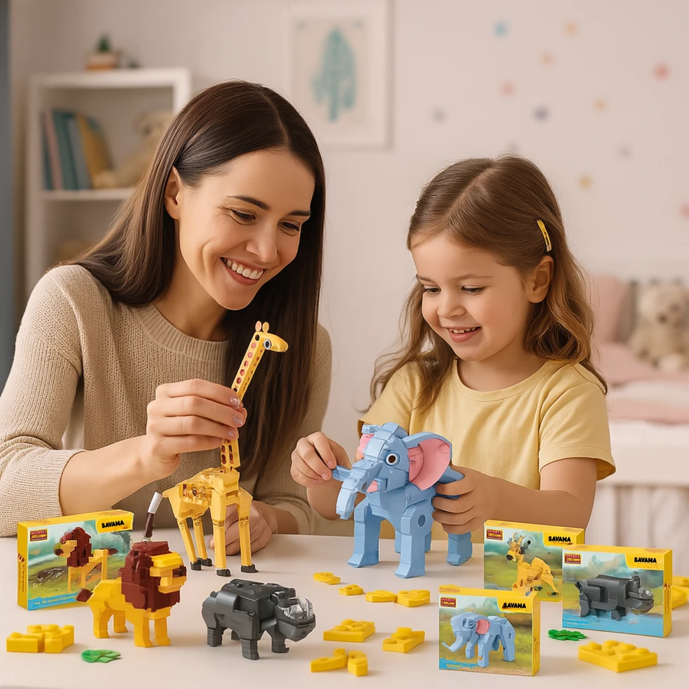 Koala Games G2667 gyvūnų kaladėlės (atsitiktinės)