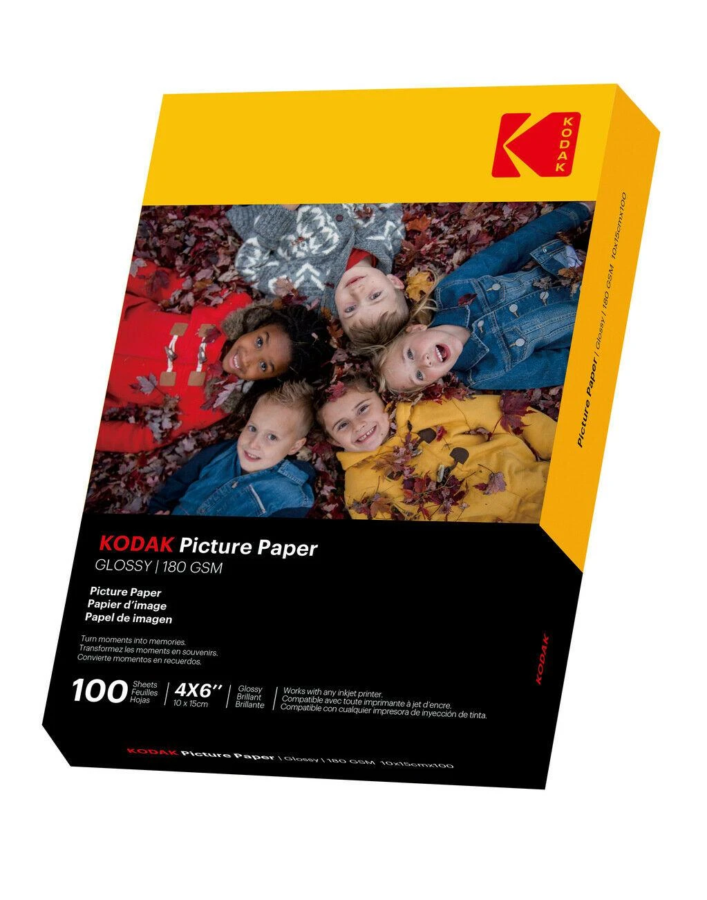 „Kodak“ fotopopierius 10x15 cm blizgus 180 g 100 lapų