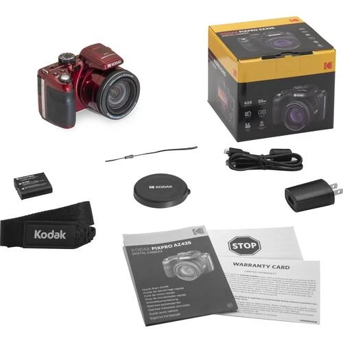 Kodak Astro Zoom AZ405 raudona