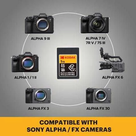 „Kodak CFexpress“ 480 GB tipo EKMCFXA480GK