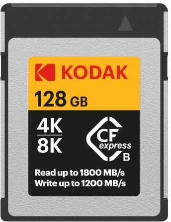 Kodak CFexpress B 128GB kortelė su 8K raiška