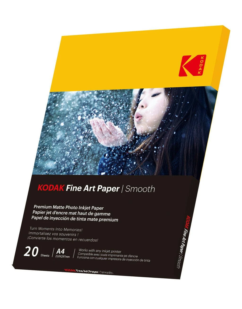 Kodak Premium Fineart Smooth Photo Paper 20 vnt. A4 21x30cm / Kat. 9891-092