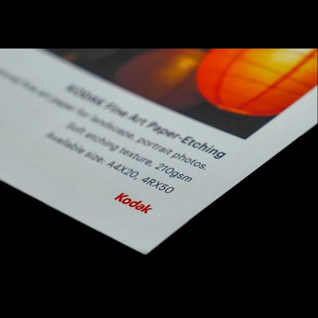 „Kodak“ fotopopierius 10x15 cm, dailės popierius, ėsdinimas, 210 g, 50 lapų