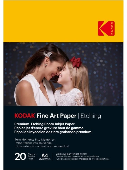 KODAK dailės popieriaus graviravimo lapai A4, 20 vnt. 210 x 297 mm / 9891-198