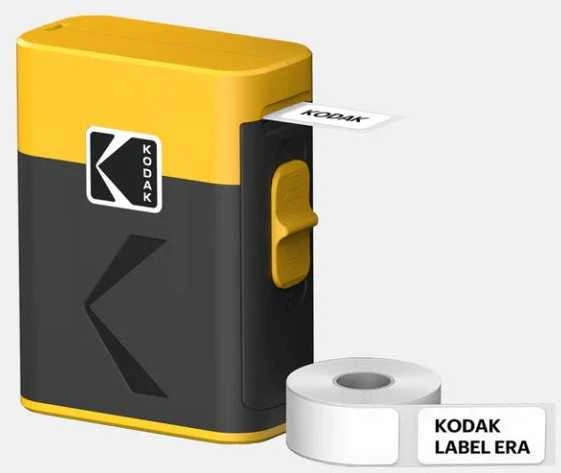 Etikečių spausdintuvas Kodak KODAK Label ERA spausdintuvas Bluetooth do Etykiet Naklejek Grafiki 14mm + Kasetė / Label ERA / M50 Geltonas