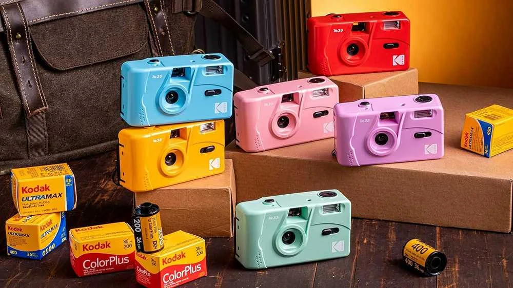 KODAK M35 REUSABLE CAMERA Žalias