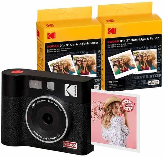 KODAK MINI SHOT 3 ERA Juodas MS300B Sofortbildkamera
