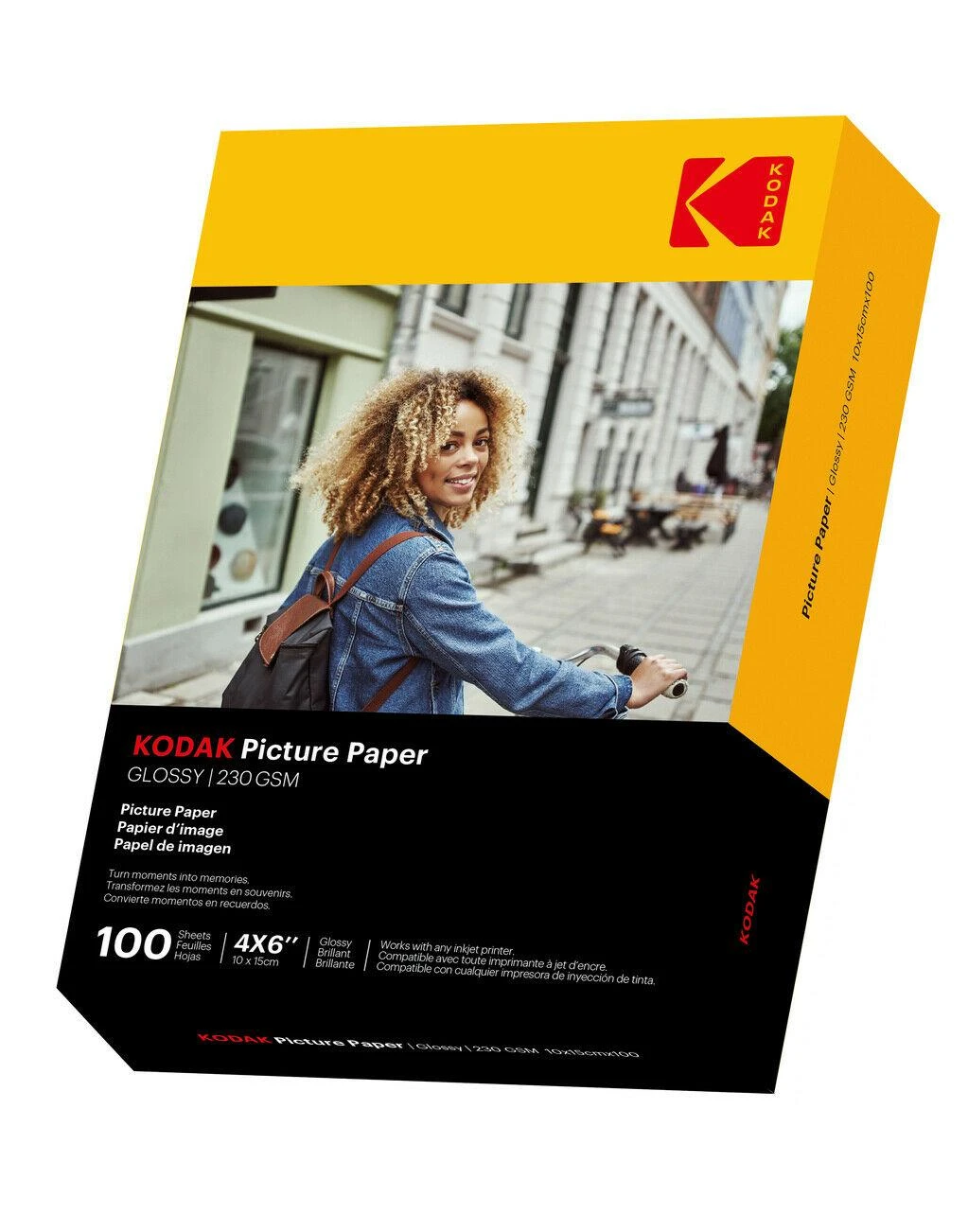 „Kodak“ paveikslėlių popierius 230 g, 11,8 mln., blizgus 4/6 x 100 (9891164)