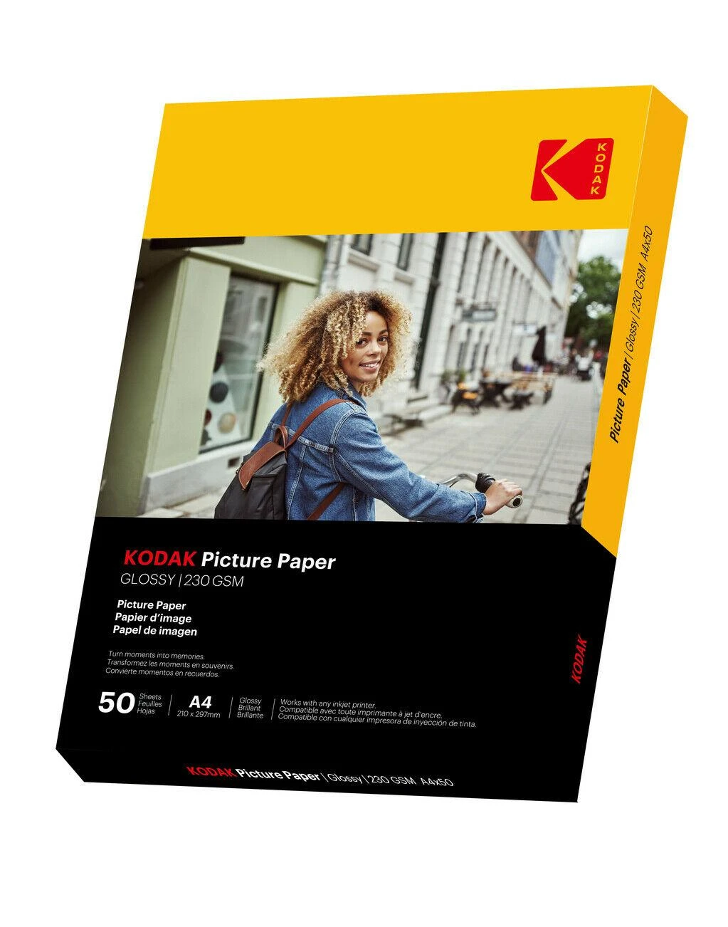 „Kodak“ nuotraukų popierius, 230 g, 11,8 mil, blizgus, 4/6x100 (9891267)