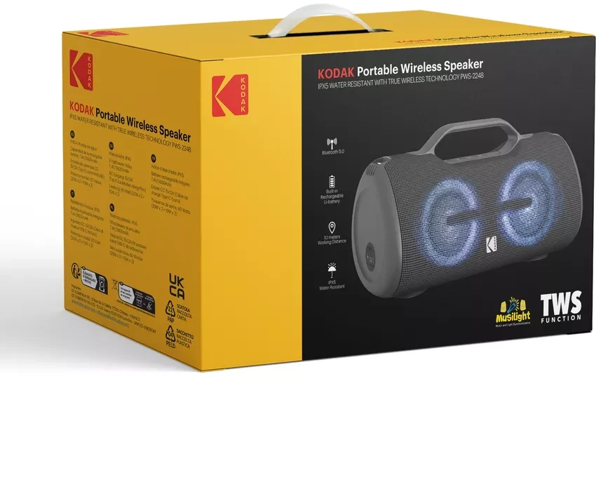 Kodak PWS-2248 Portable Wireless Speaker