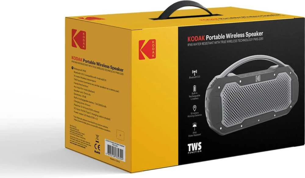 Kodak PWS-2261 nešiojamas belaidis garsiakalbis