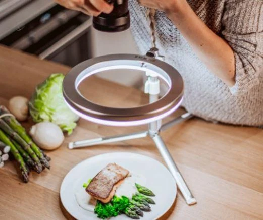 Žiedinė lempa Kodak Led Ring 10'' RL001 + Statyw