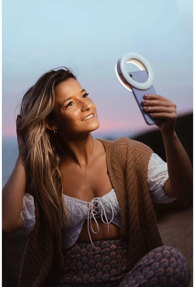Kodak LED Ring Light Mini 4'' RM001 balta
