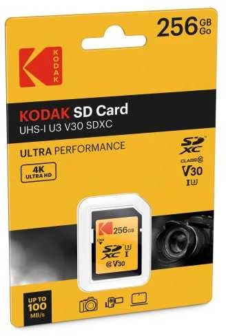 Atminties kortelė Karta Kodak EKMSD256GXC10HPRK SDXC 256GB Klasa 10