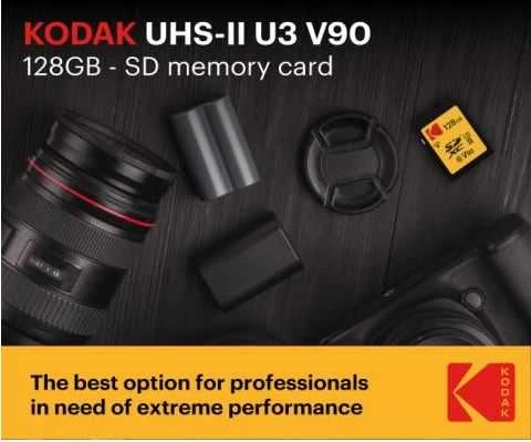 Kodak SD kortelė su foto technika