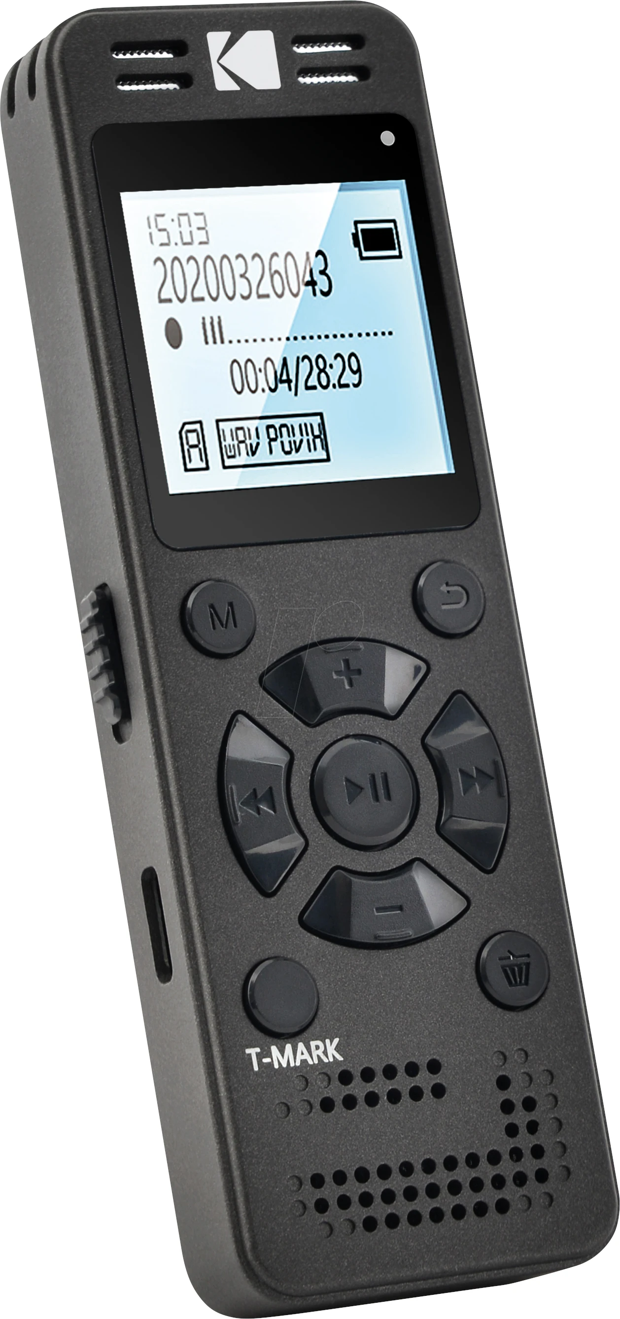 Diktofonas Kodak VRC 350 su LCD ekranu