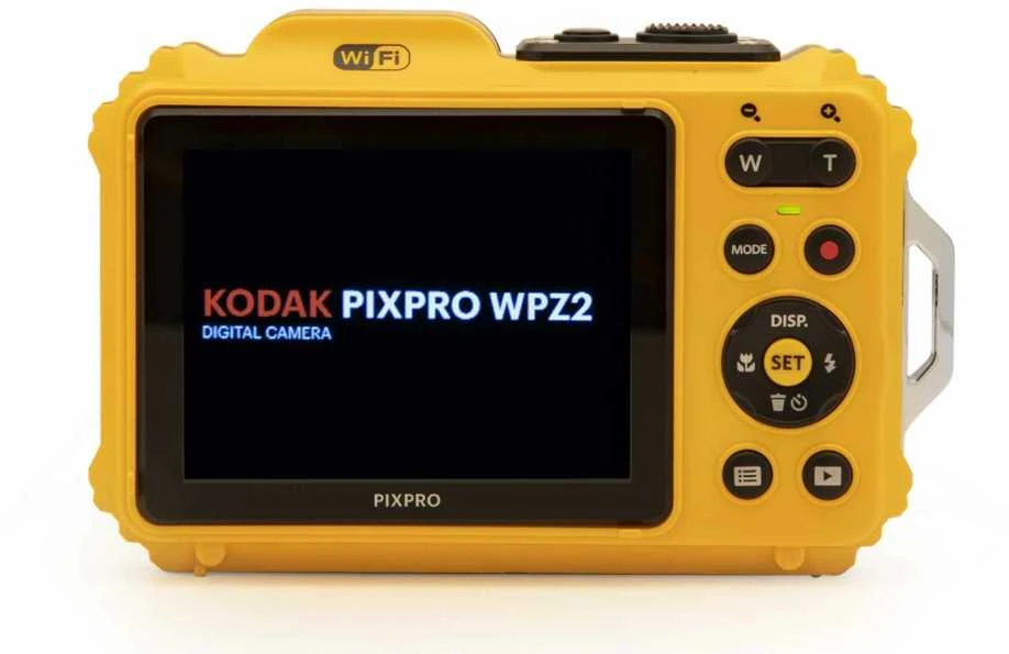 Kodak WPZ2 Geltona Bundle - kamera + SD kortelė ir 2x atsarginės baterijos