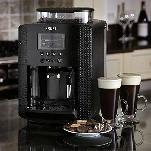 Kavos aparatas espresso Krups EA8150 (1450 W, juodos spalvos)