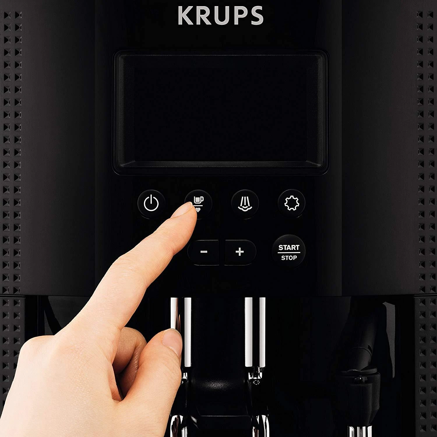 Kavos aparatas espresso Krups EA8150 (1450 W, juodos spalvos)