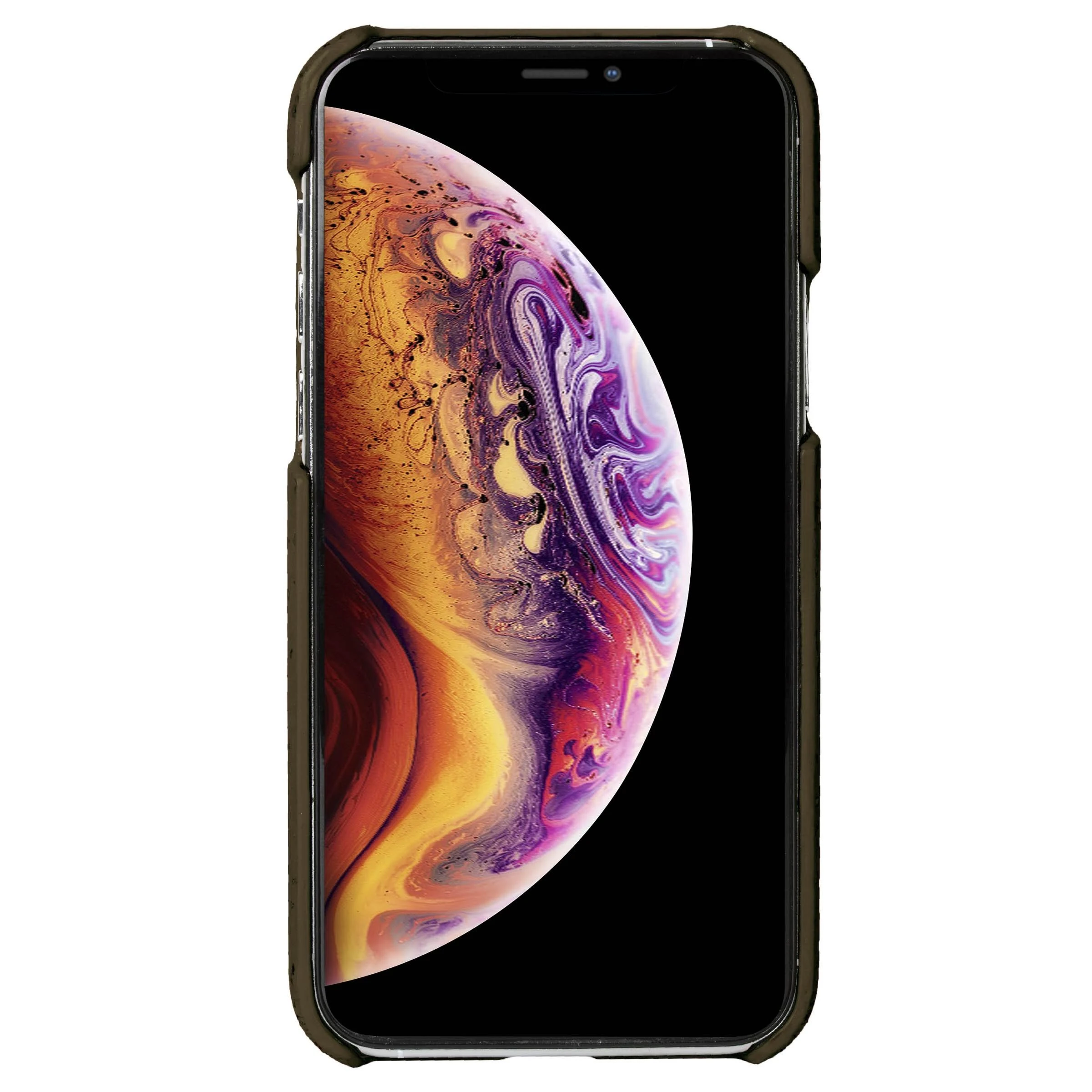 Dėklas Krusell Birka Cover Apple iPhone 11 Pro Max dark ruda