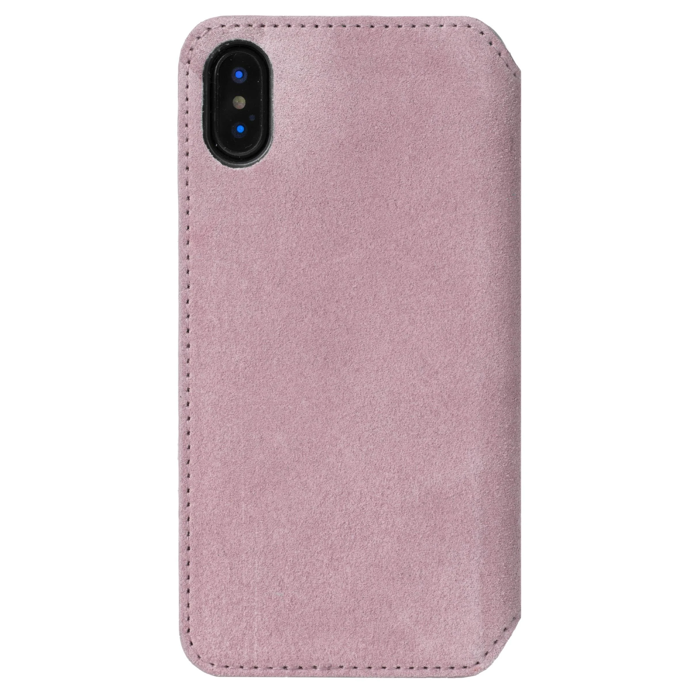 Dėklas Krusell Broby 4 Card SlimWallet Apple iPhone XS Max rožinės spalvos