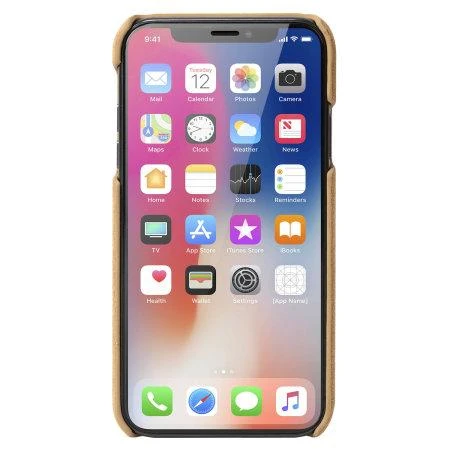Dėklas Krusell Broby Cover Apple iPhone XS konjakas