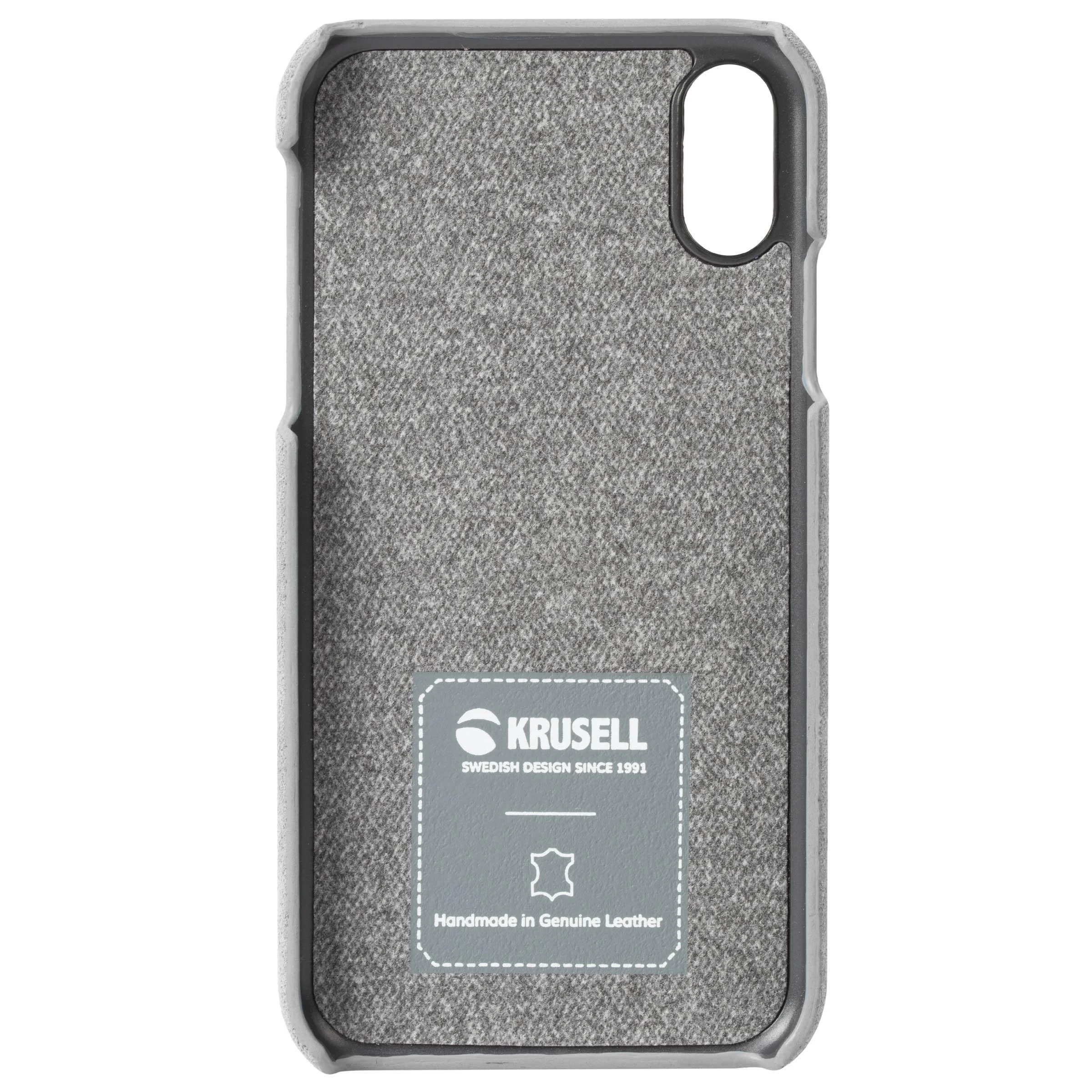 Dėklas Krusell Broby Cover Apple iPhone XS Max grau