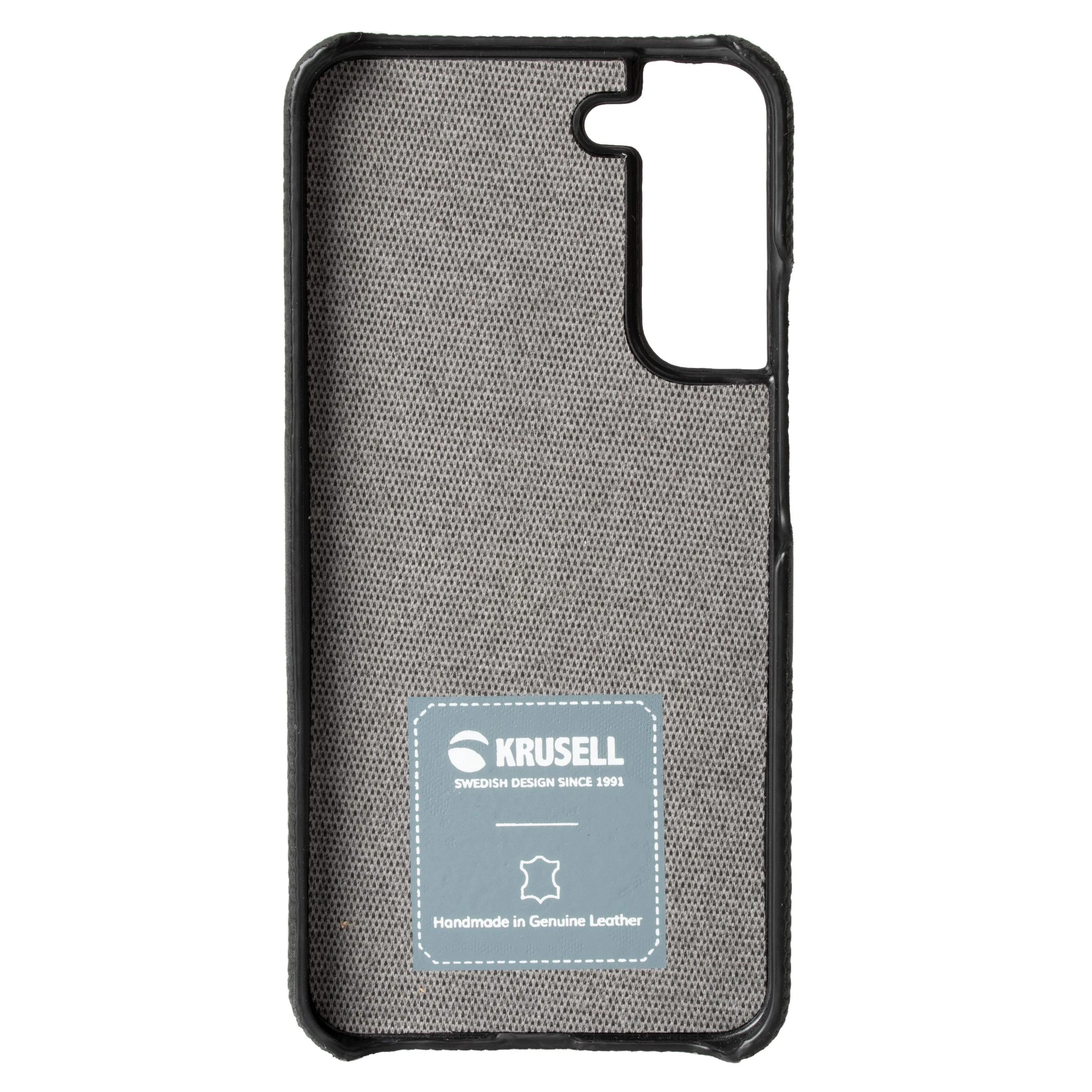 Dėklas Krusell Leather Cover Samsung Galaxy S22+ vintage juodas (62465)