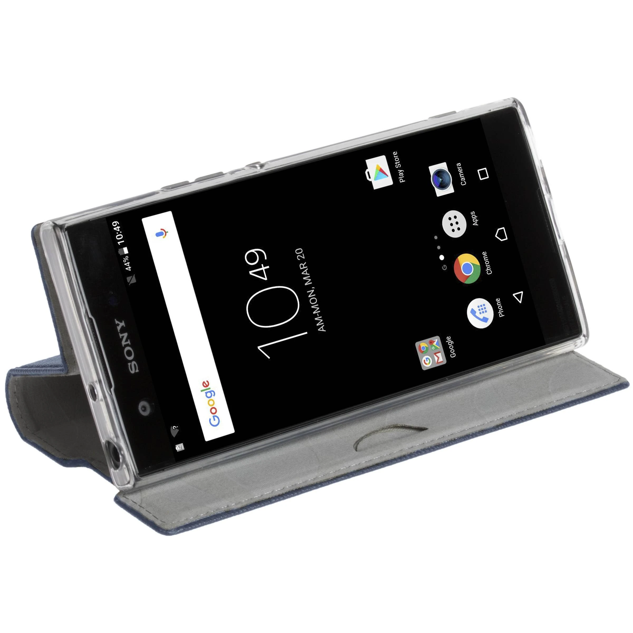 Dėklas Krusell Malmo 4 Card FolioCase skirtas Sony Xperia XA1, mėlyna