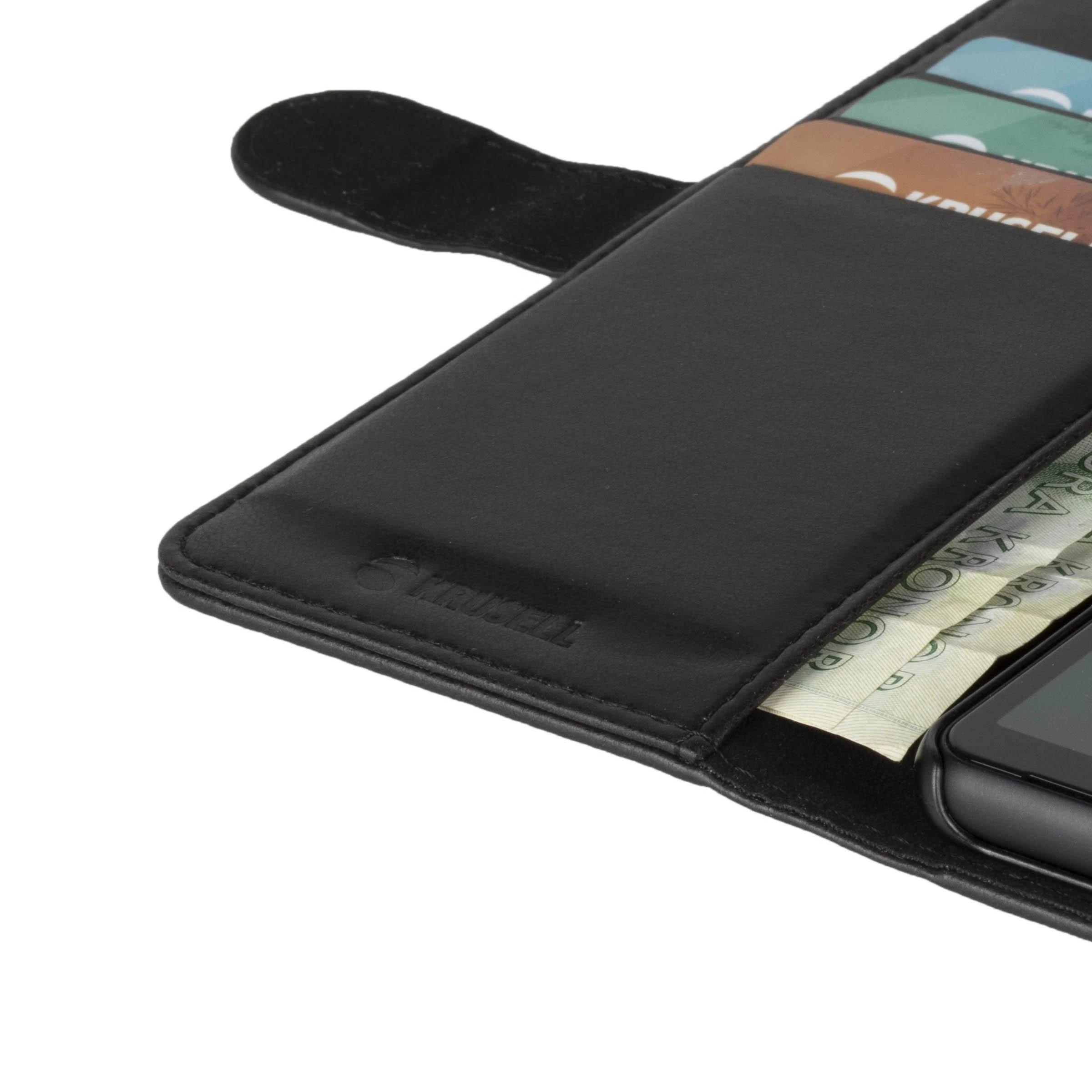 Dėklas Krusell PhoneWalet iPhone 12 Pro Max 6,7" juoda/juodas 62169