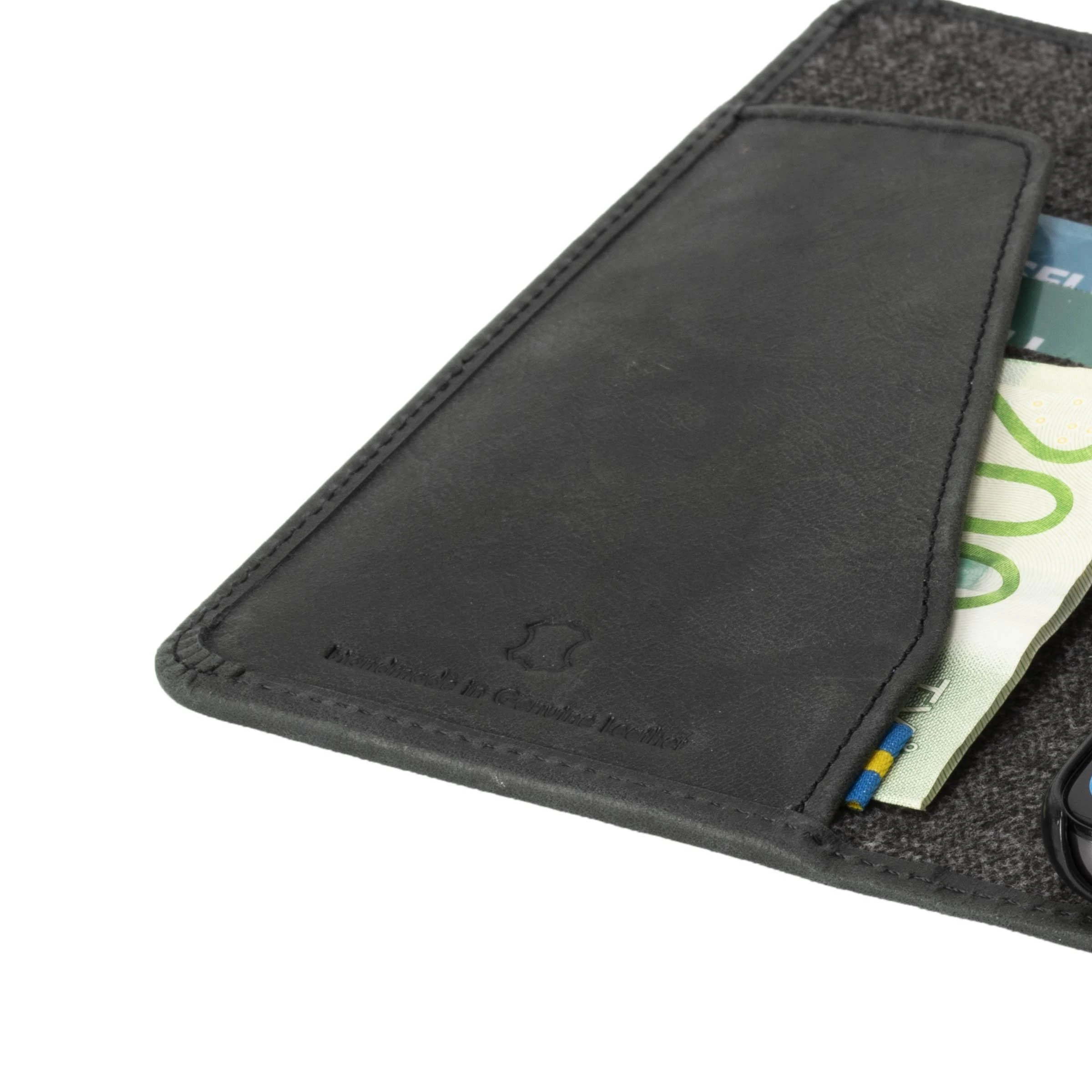 Dėklas Krusell Sunne 2 Card Foliowallet Huawei Mate 20 vintage juodas