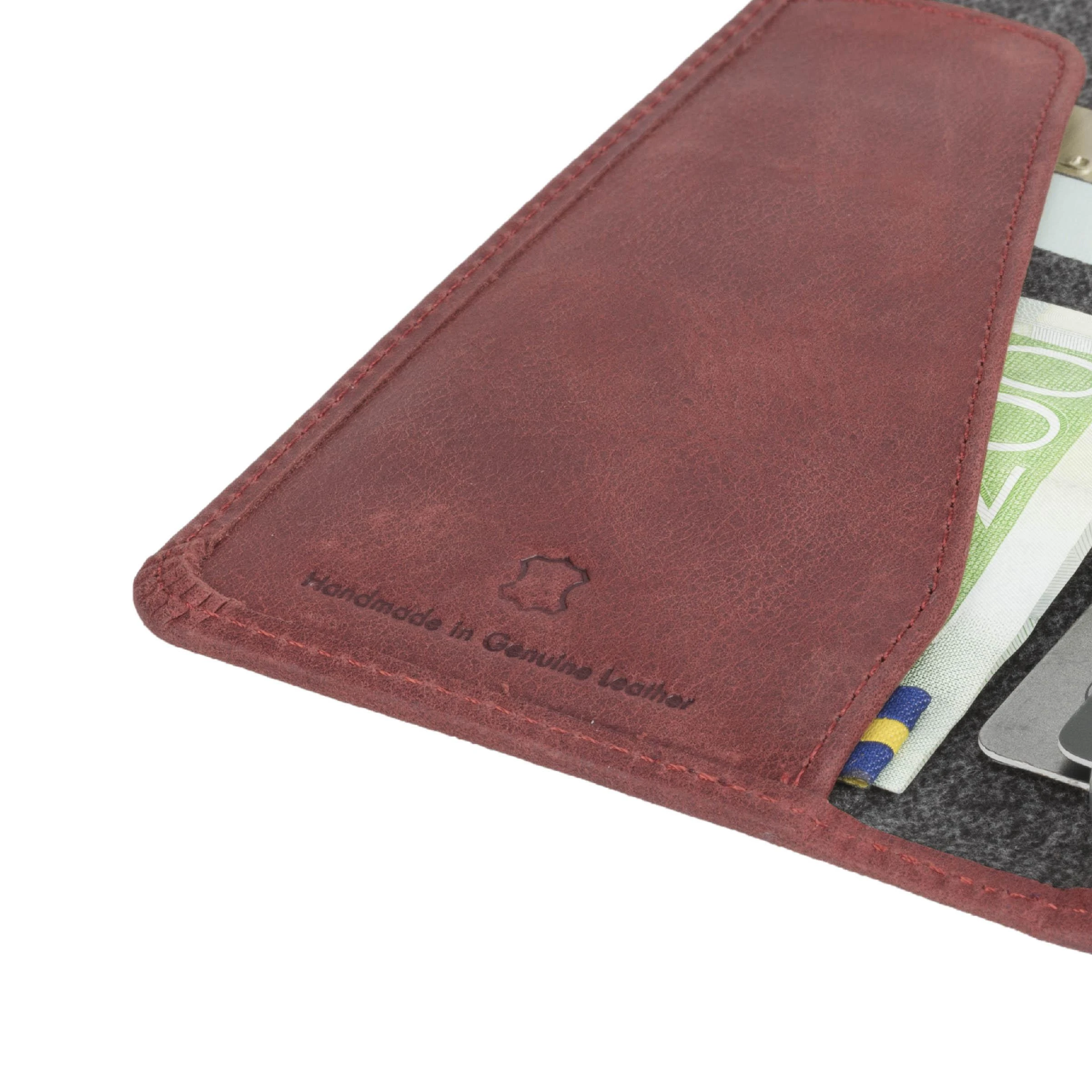 Telefono dėklas Krusell Sunne 4 Card Folio iPhone Xs Max, raudonas