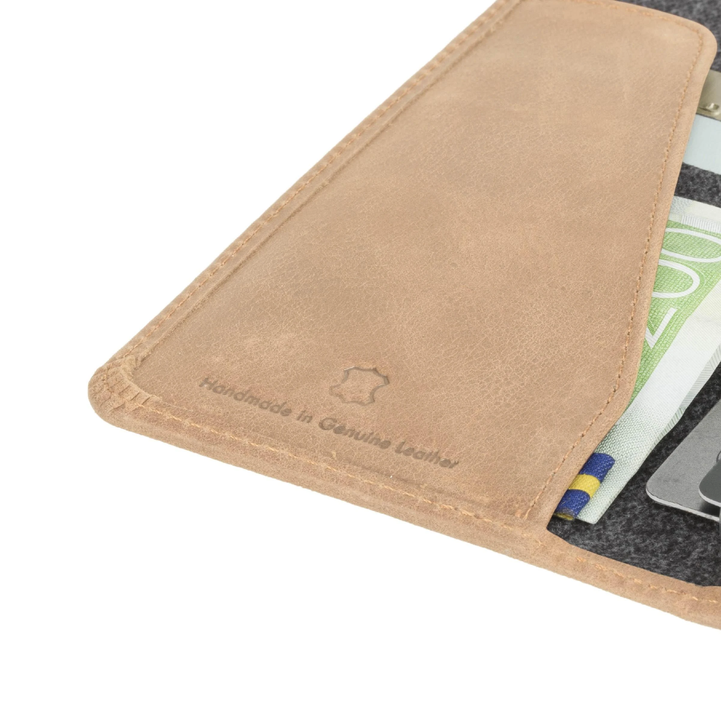 Dėklas Krusell Sunne 4 Card FolioWallet Apple iPhone XS Max vintage nude