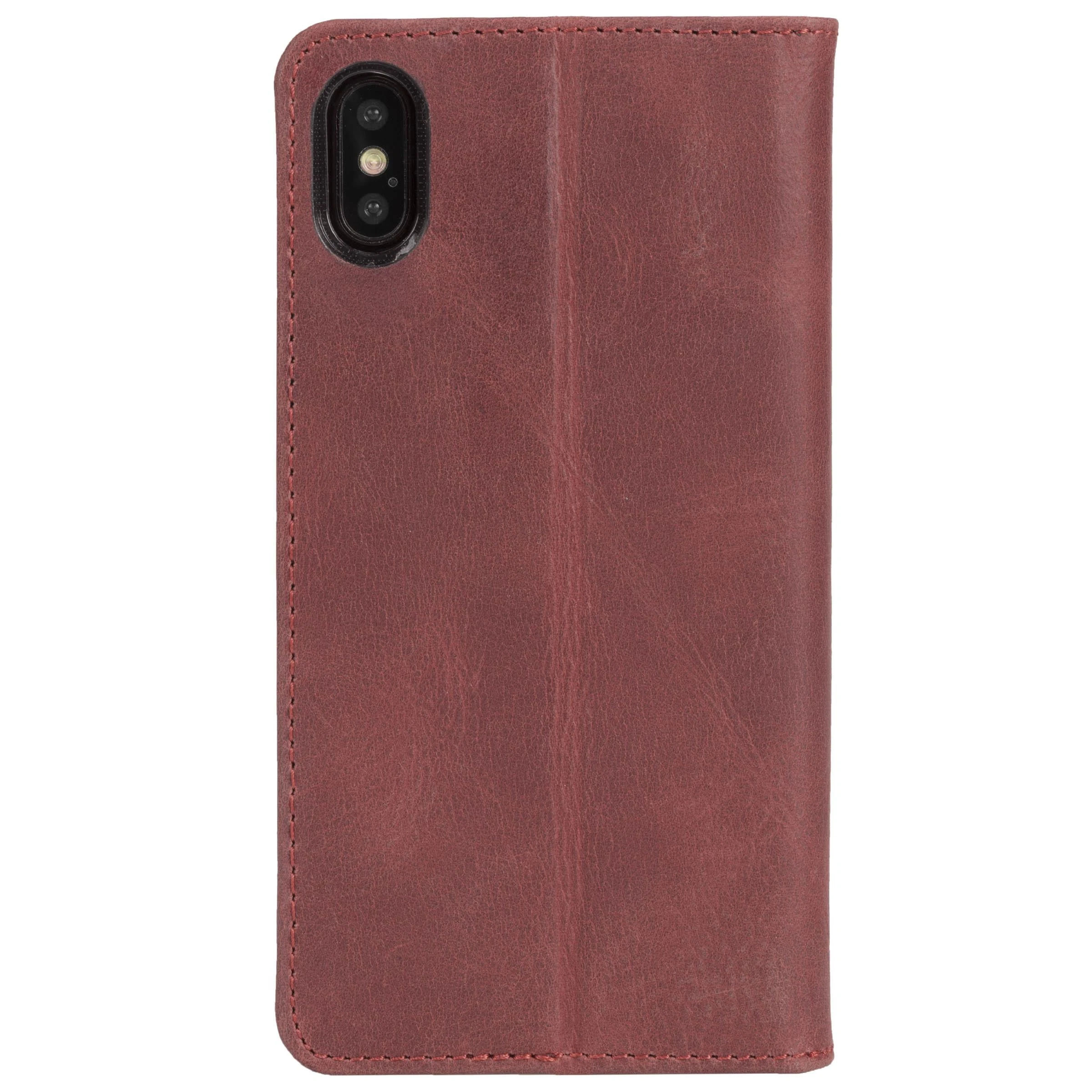 Telefono dėklas Krusell Sunne 4 Card Folio iPhone Xs Max, raudonas