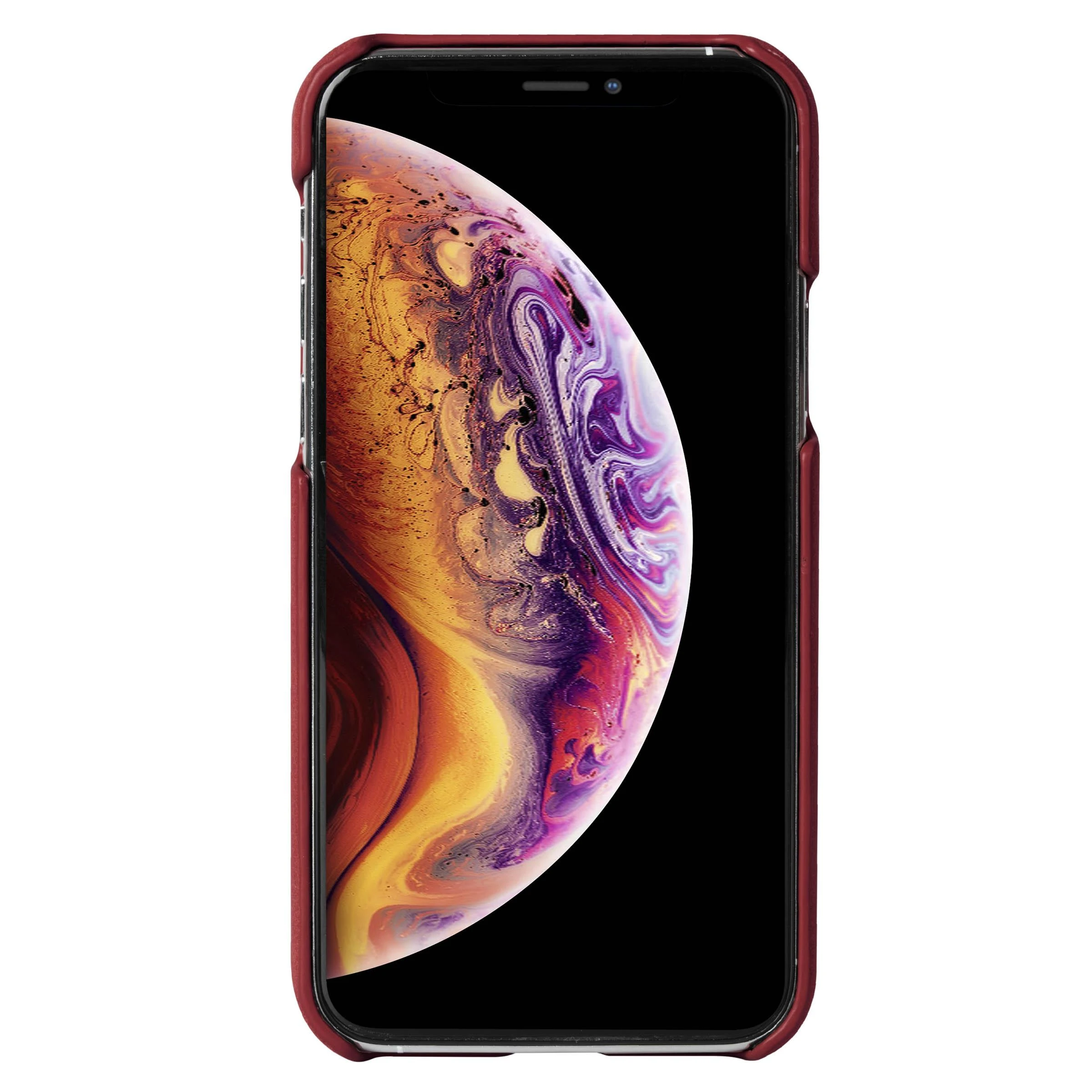 Dėklas Krusell Sunne CardCover Apple iPhone 11 vintage raudonos spalvos (61791)