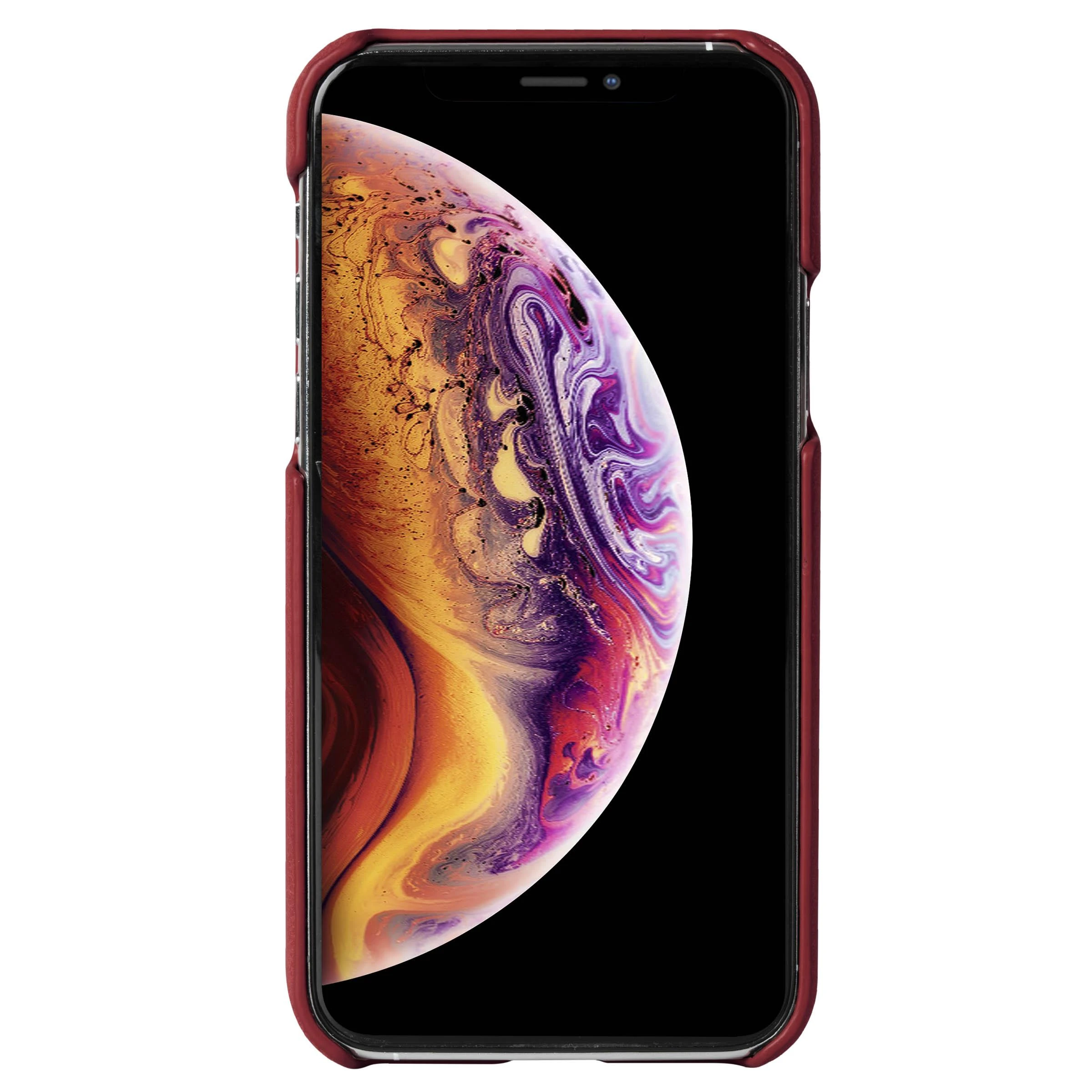 Dėklas Krusell Sunne CardCover Apple iPhone 11 Pro Max vintage raudonos spalvos (61795)