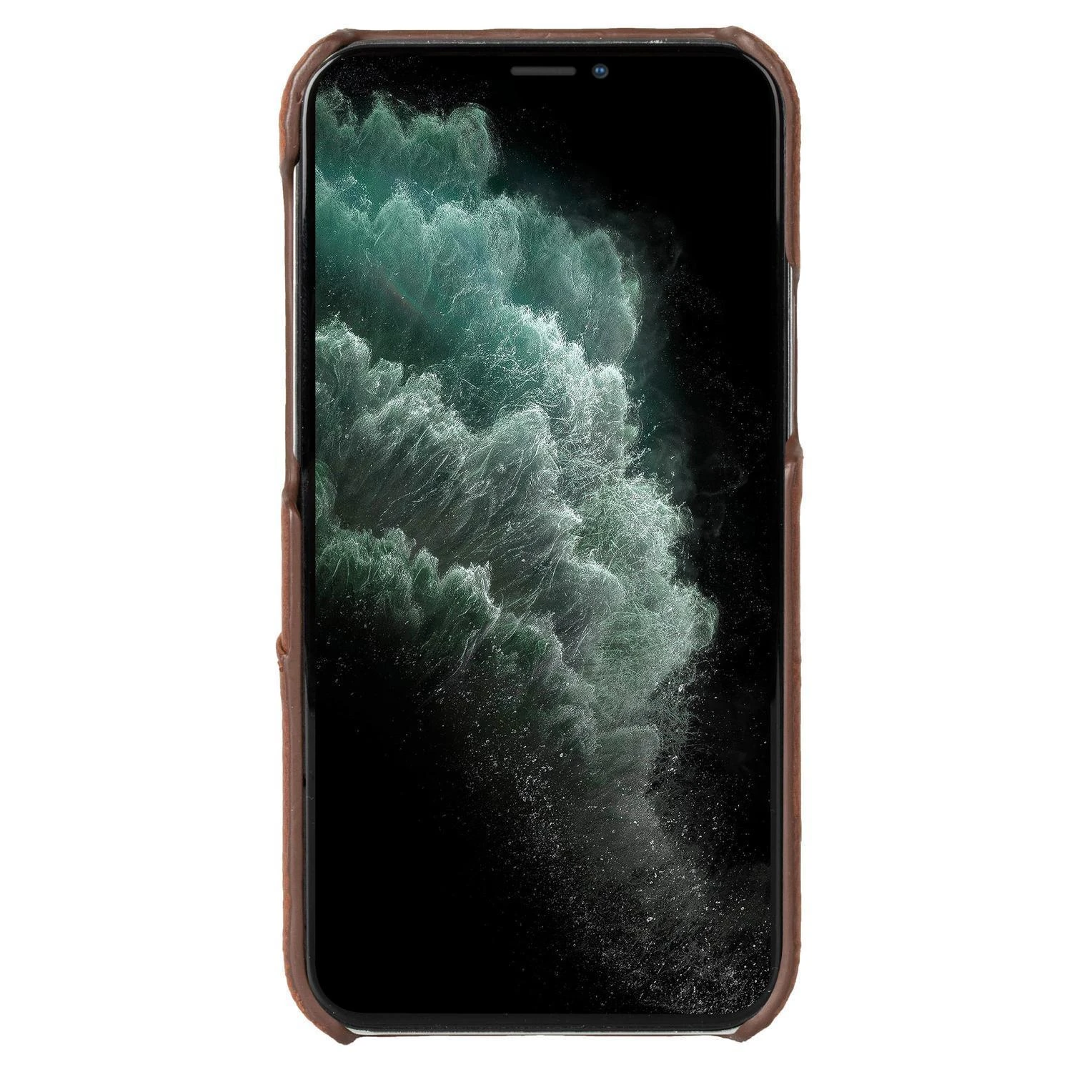 Dėklas Krusell Sunne CardCover Apple iPhone 12 Pro Max senovinis konjakas (62176)