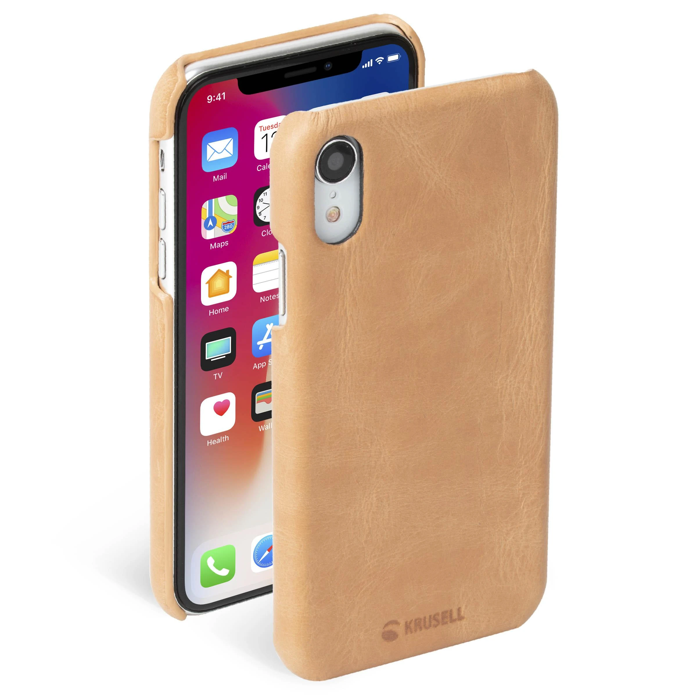 Dėklas Krusell Sunne Cover Apple iPhone XR vintage nude