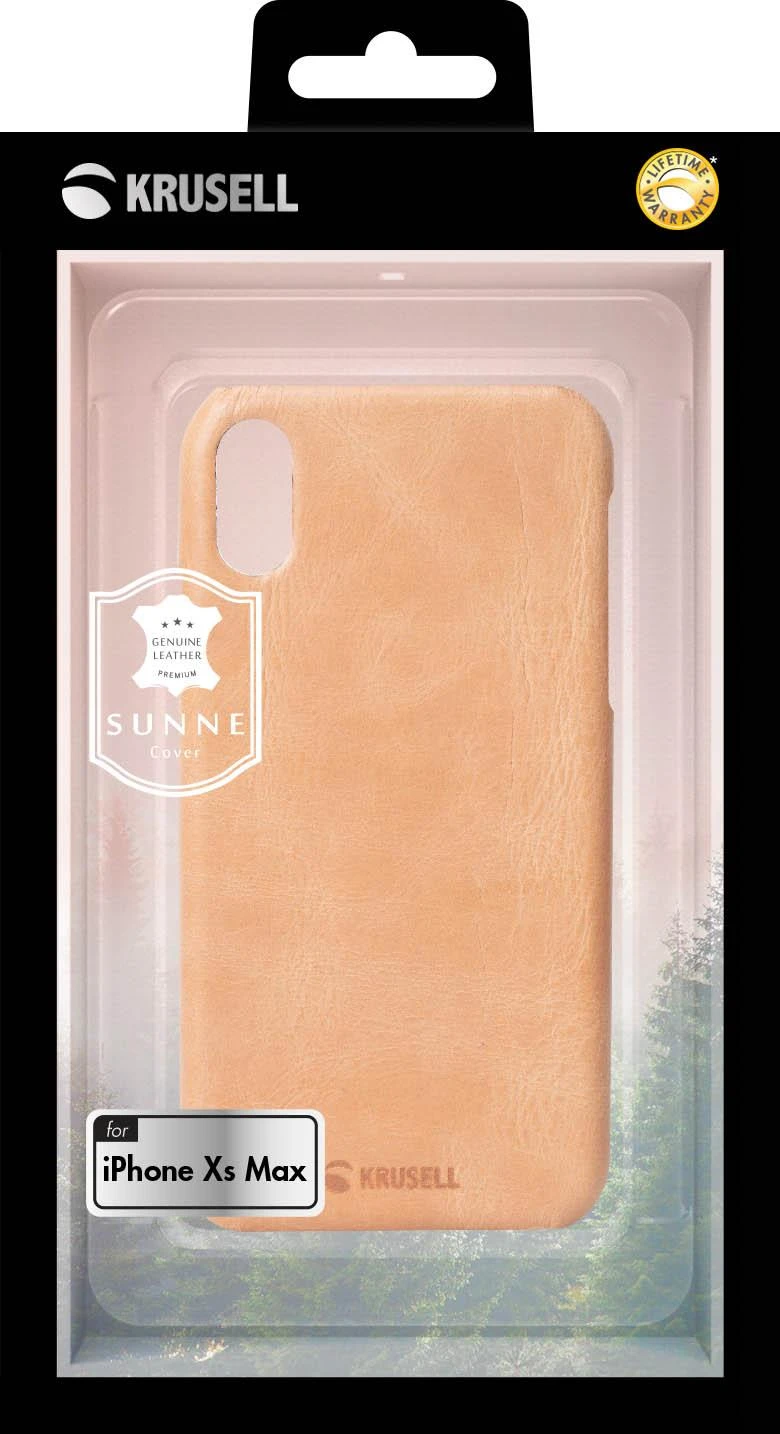 Krusell Telefono dėklas iPhone XS Max, „Vintage Nude“